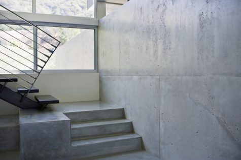 Betontreppe für ein modernes zuhause